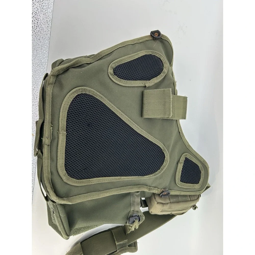 UTG Tactical Crossbody Shoulder Messenger Sling Bag Green MOLLE Range Pack Gear